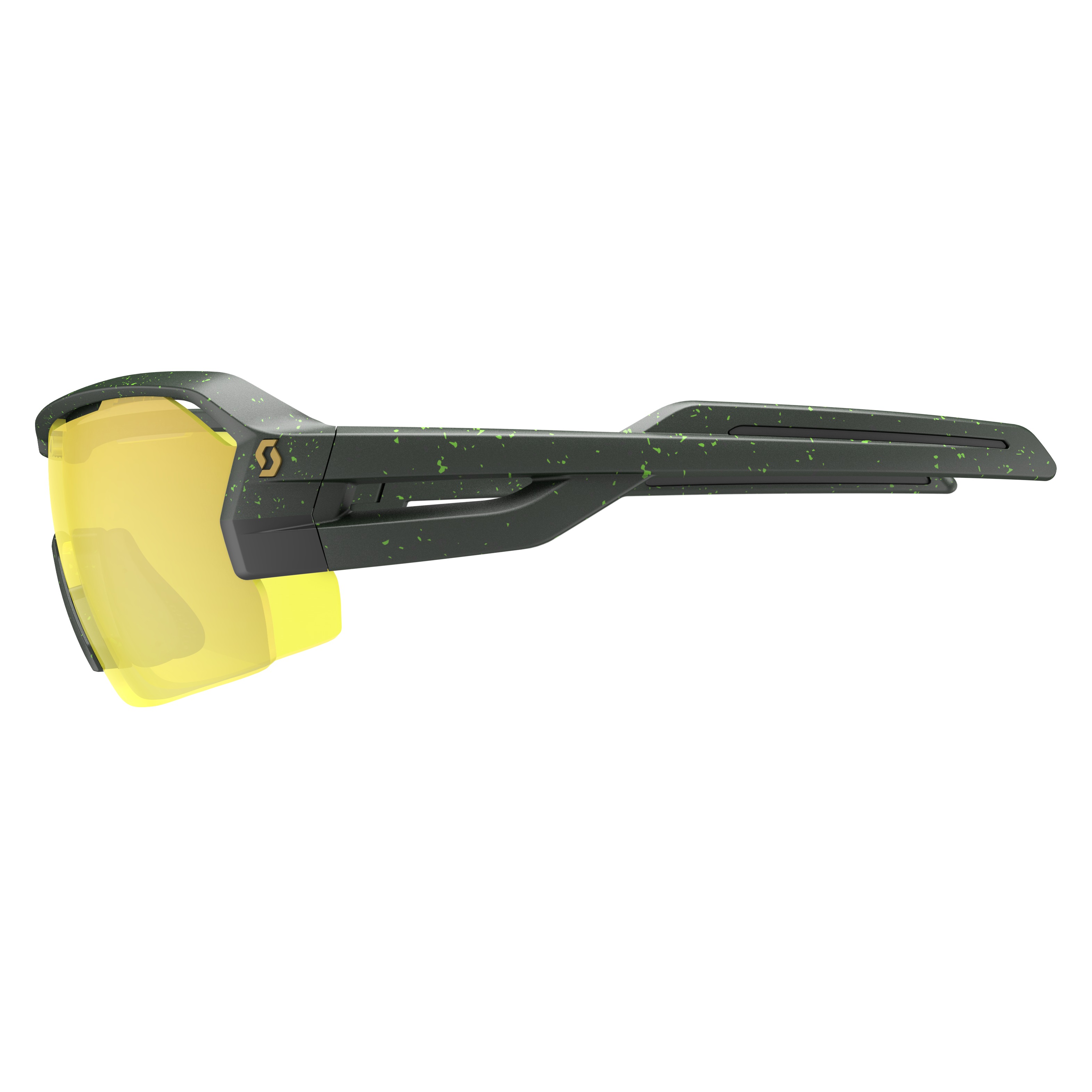 OCULOS DE SOL SCOTT SPUR - BLACK/ YELLOW/GOLD CHROME